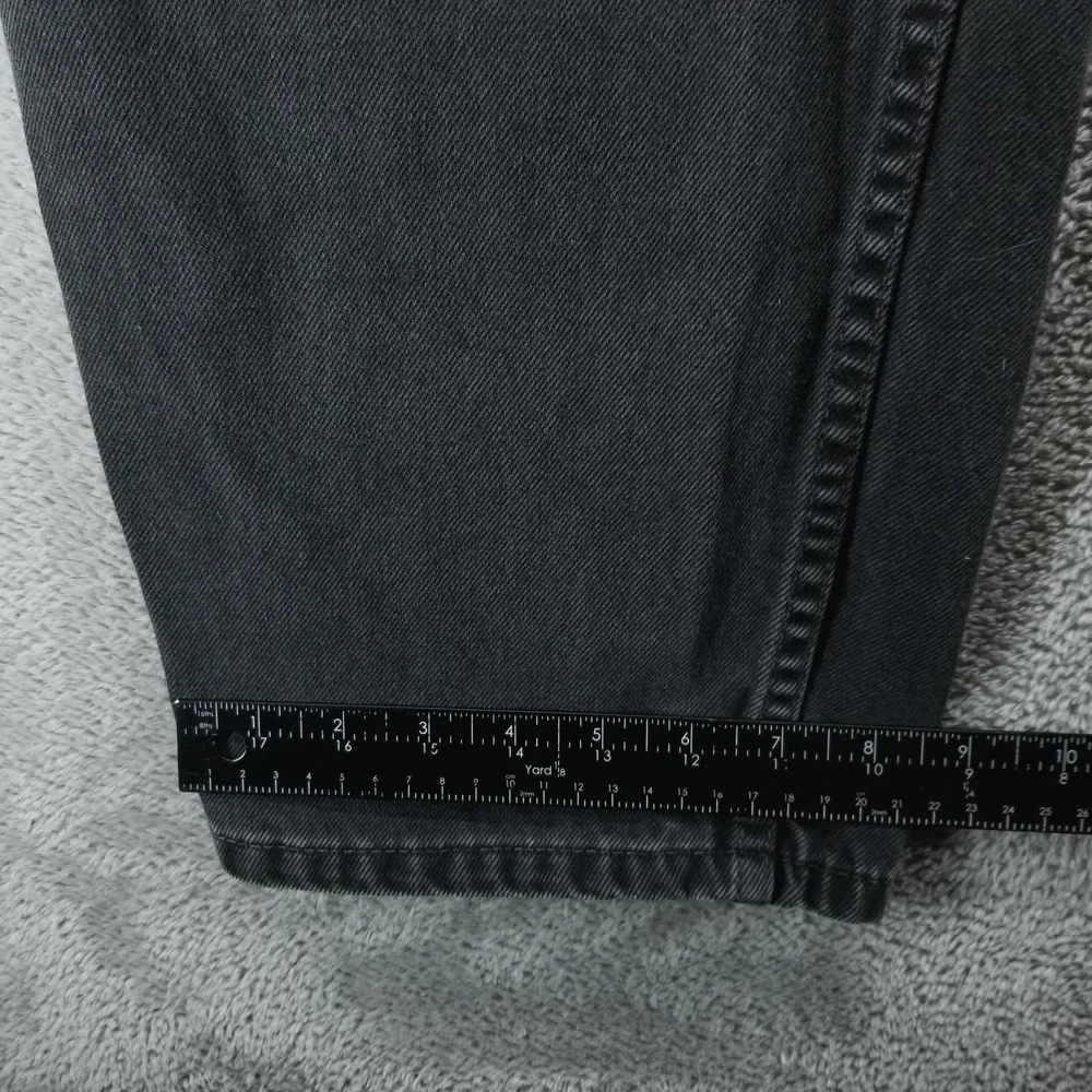 VTG Levis 550 Jeans Mens‎ 38x32 Black Relaxed Tapered 90s Made in Canada Denim